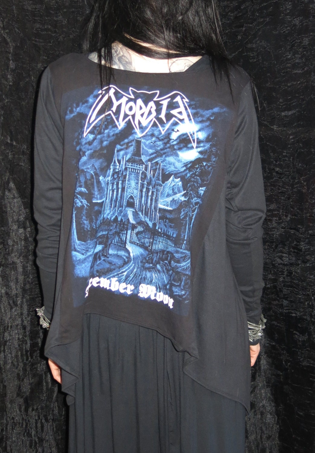 Morbid Girls December Moon Drape Cardigan