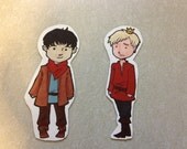 MERLIN -  Stickers - Merlin and Arthur