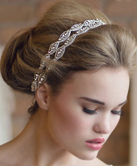 Hanne Double Band Crystal Headband