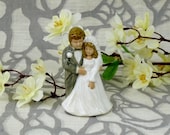 Bride and Groom Wedding Cake Topper