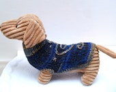 Dog sweater knitted - Van Dogh - Starry Night - Small