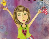 Art Print 11x14. Coffee Joy