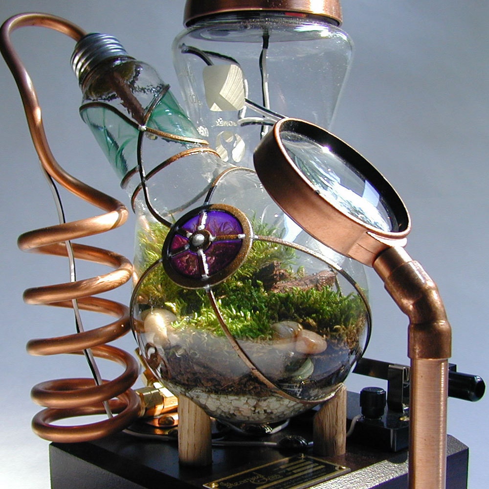 Professor Alexander's Botanical Vasculum - Steamed 300 watt Moss Terrarium
