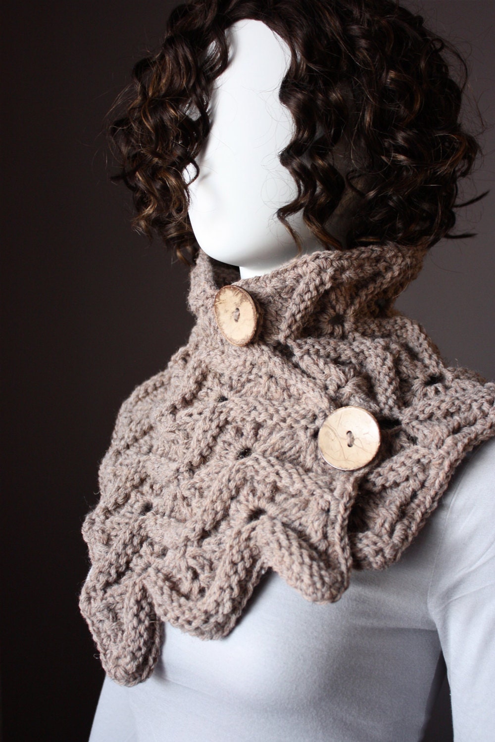 Knitted Scarf  Pattern, knit scarf