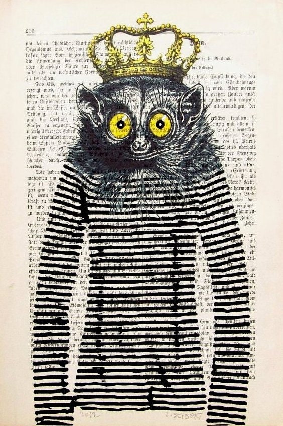 THE LITTLE PRINCE  giclee print  mixed media painting
