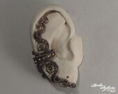 STEAMPUNK - OOAK brass and copper ear cuff