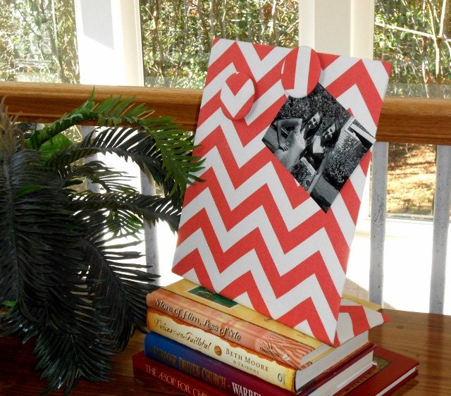 Chevron Magnetic Board CustomDesign - Choose Your Color - Freestanding