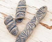 Denim Blue Aster bead set (ready to ship)