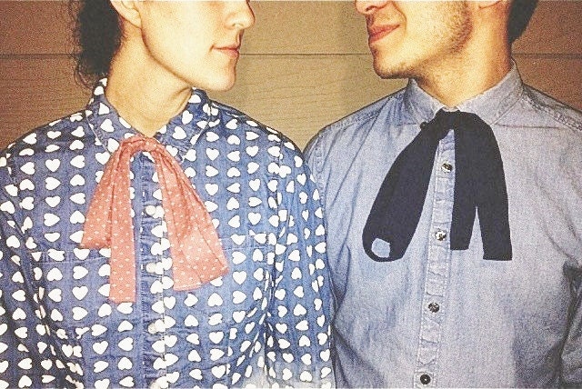 His & Her's Western Bow Ties