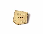 Mens Leather Accessory Fathers Day Lapel Pin