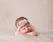 Baby Flower Headband, Headbands, Baby Girl Headbands, Hydrangea Bloom Headbands, Pick your color