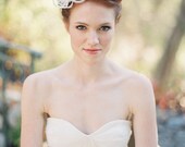 Bridal Headpiece, Fascinator, Lace flower, Lace - Style 212