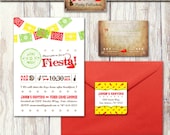 Fiesta PRINTABLE Invitation/Thank You/Labels Set Il_170x135