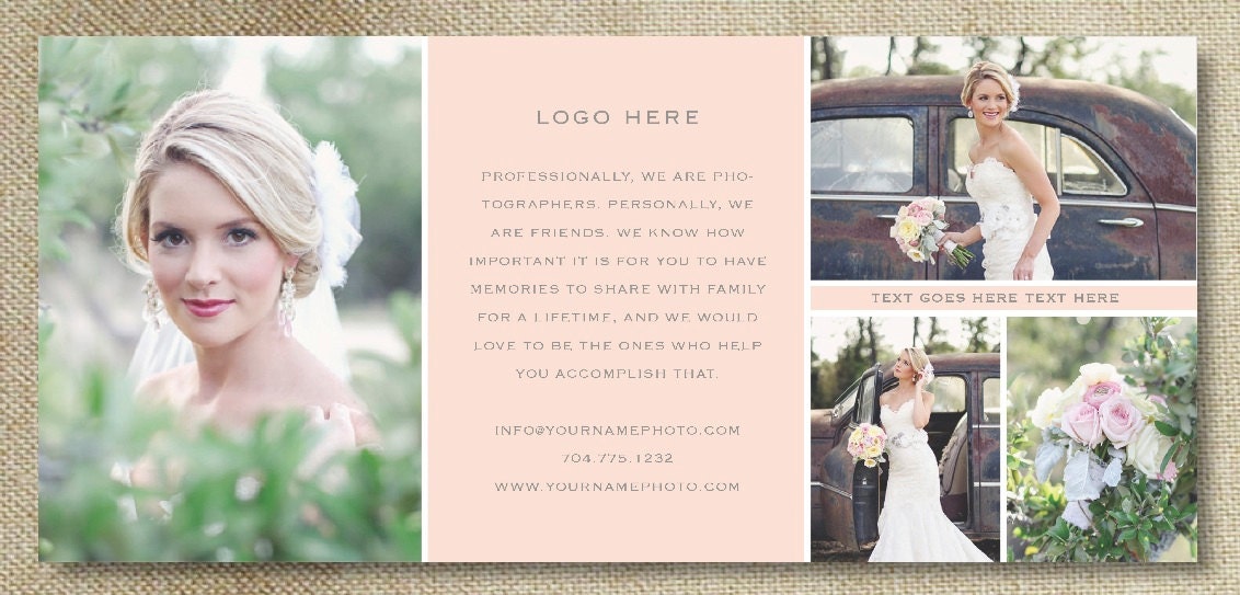 4x9 Rack Card for UPrinting - Digital Photoshop Files