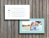 Photography Business Card Template - Photoshop Files - INSTANT DOWNLOAD