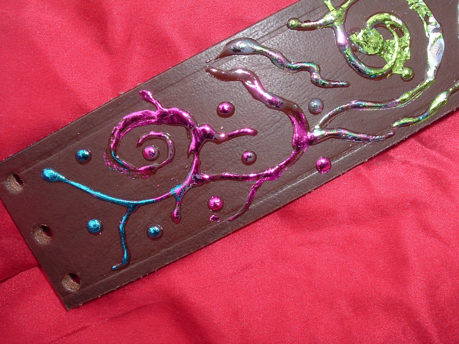 Creative Motion: Hand Crafted Leather Cuff