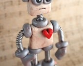Robot Bunny Silver Simon Shabby Chic Easter Geekery