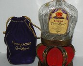 Crown Royal Advertising Store Display Metal Jeweled Crown 1960s