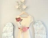 Summer dress, mori girl lace tulle dress, shabby rose, french cottage chic, romantic tulle sundress, women's, True rebel clothing SM