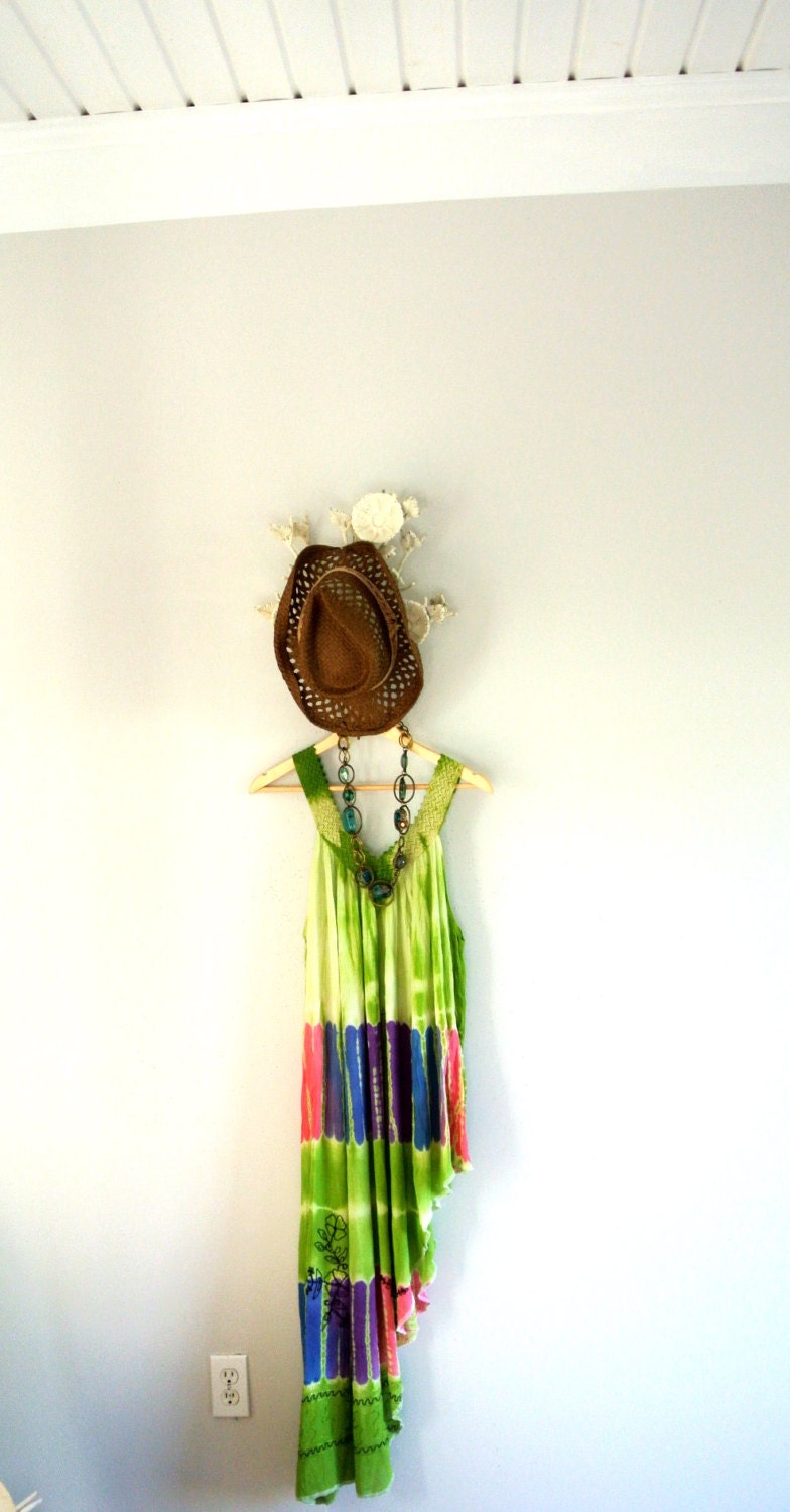 Women's tunic, bohemian shirt, boho clothing, coachella, hippie mint green, beach, funky altered couture, true rebel clothing OS