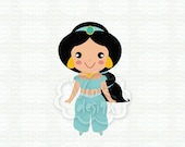 Princess Jasmine - Clip Art A56