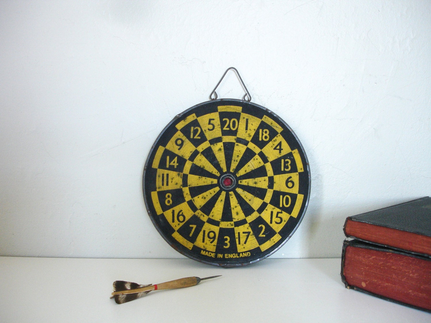 vintage small dartboard
