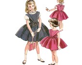 1950s Girl's Dress and Blouse - McCalls 4279 Vintage Sewing Pattern - Size 4 Breast 23 UNCUT