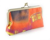 North Bondi Art Deco architecture clutch purse 8 inch frame