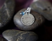 Spring SALE - I Capture Love Camera Necklace - Handstamped Personalized Phrase Photographer