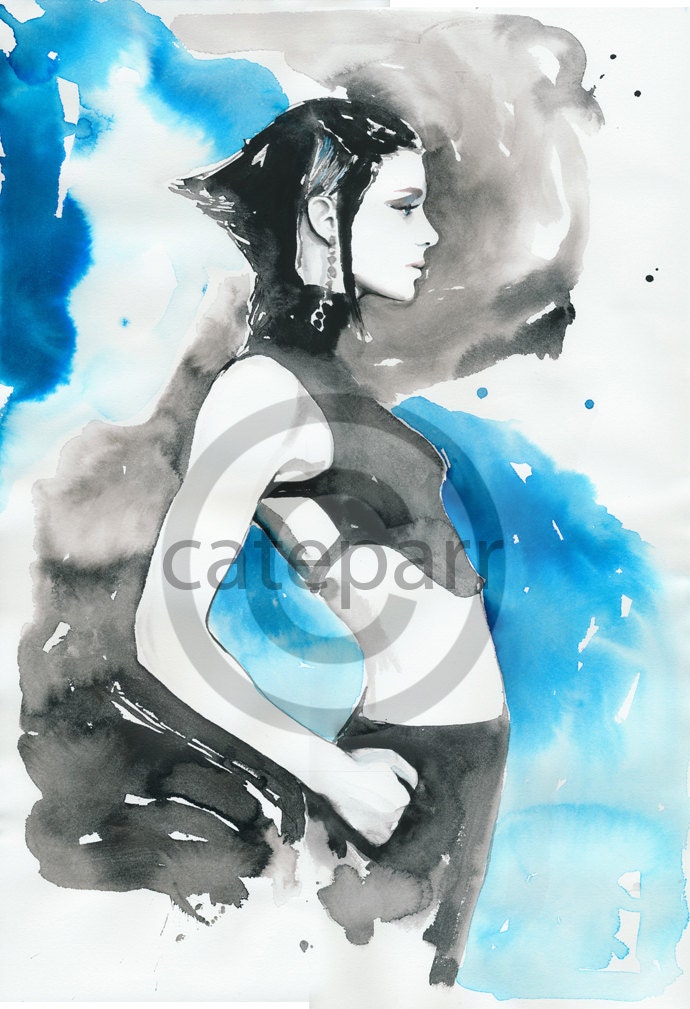 Original Watercolor Painting. Original Watercolour Portrait. Titled: Rooney