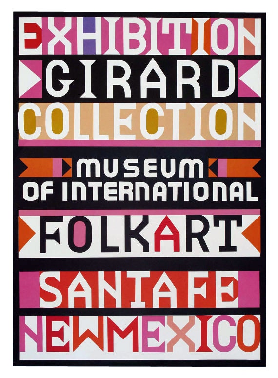 Alexander Girard - Museum of International Folk Arts Poster