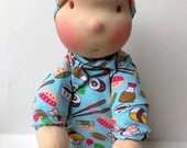 Dashi- 14 inch heavy baby Waldorf Joys Imagintaive rainbow