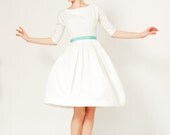 1950s Wedding Dress - 50s Dress - The Perfect Courthouse Wedding Dress