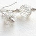 Sexy Glamorous Sterling Silver Earrings, Fine Jewelry, Dangle Earrings, Drop Earrings, Wire Wrapped Cage Balls, Stardust Wedding Grad Party