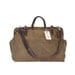 Harry drab olive waxed canvas bag with detachable leather strap