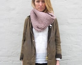The Original Snood in Smoke Rose