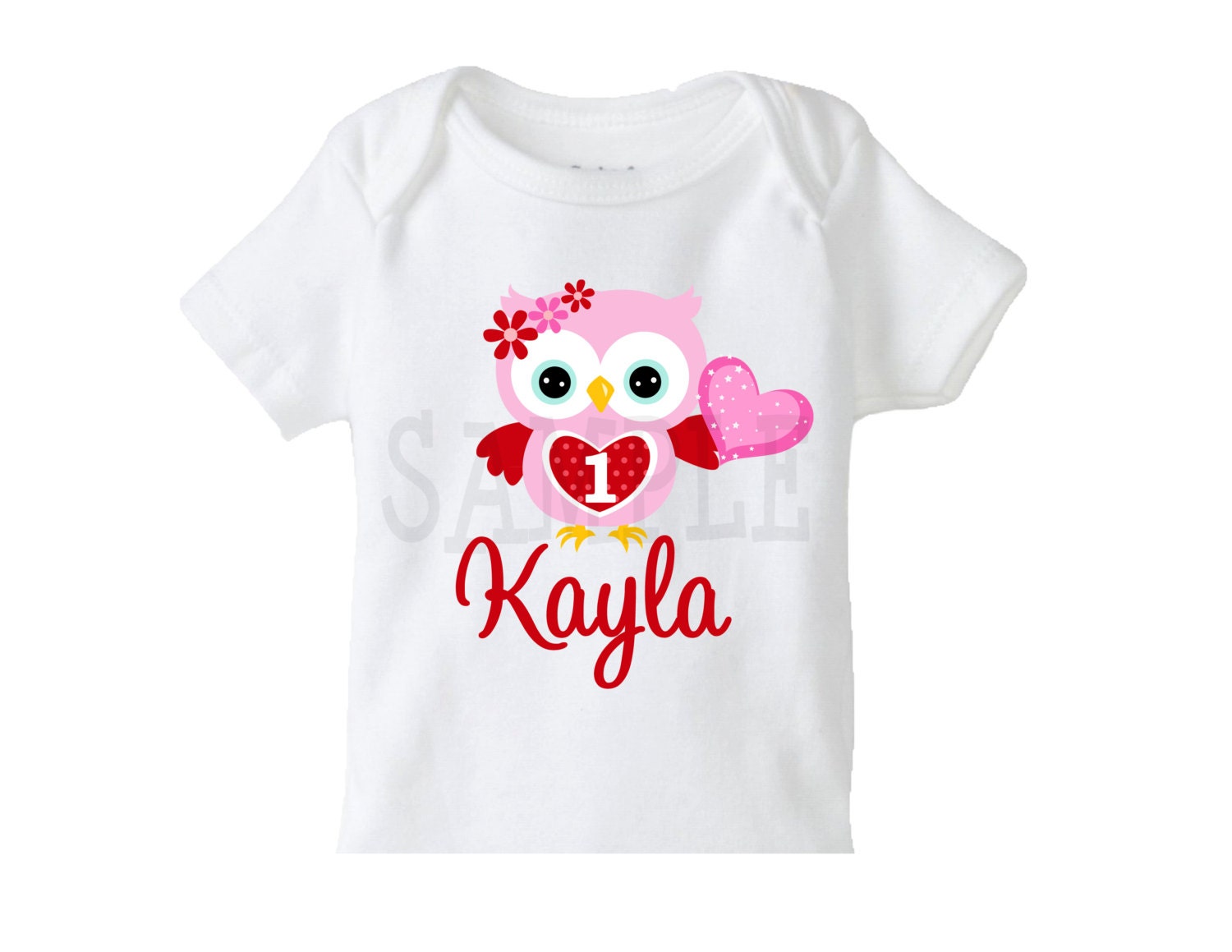 1st Valentines Day TShirt or Onesie , Owl Valentines Day Tshirt or Onesie Boys or Girls Il_570xn