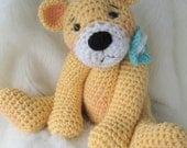 My Favorite Teddy Bear Crochet Pattern Big and Huggable Instant Download Pattern by Teri Crews