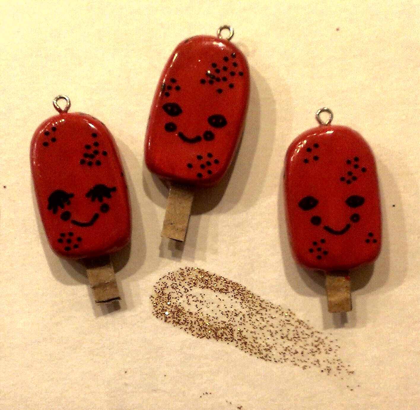 Polymer Clay Kawaii Cutie Popsicle Charms