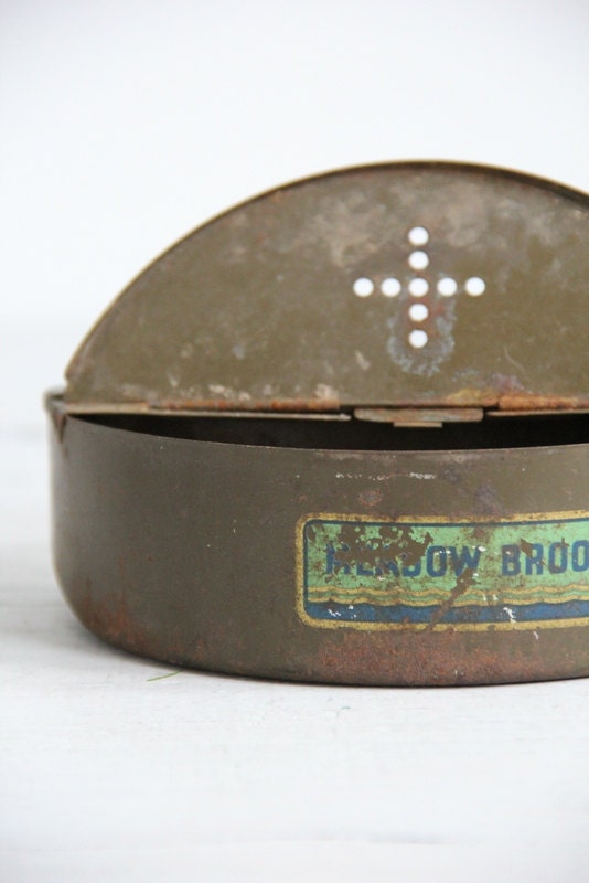 vintage fishermen's bait box