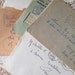 French Letters Handwritten 10 plus pieces