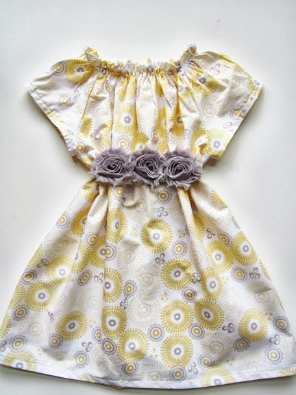 Rainy Days and Sunshine Rays Girls Angel Dress