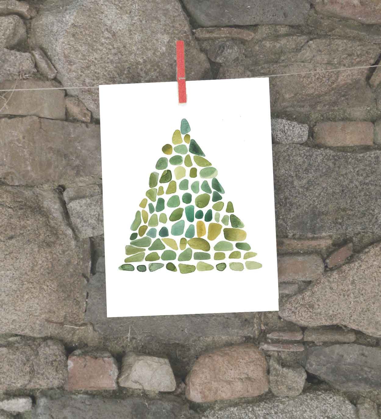 Green Hill Limited edition reproduction of original watercolor