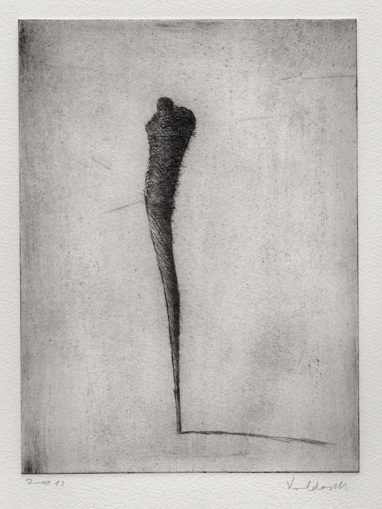 Serene. Larger Original Drypoint /3
