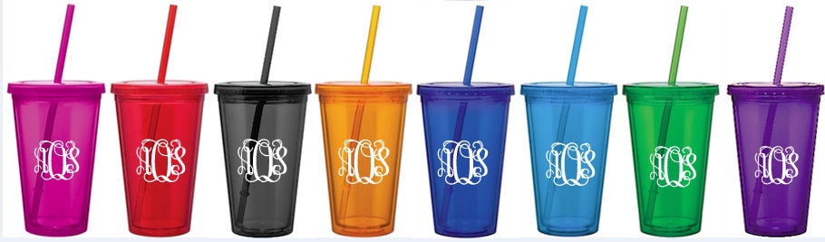 Personalized/ Monogrammed 16 ounce Insulated Tumbler