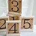 Handmade rustic burlap wedding table numbers, shabby chic wedding table numbers, farmhouse wedding table numbers