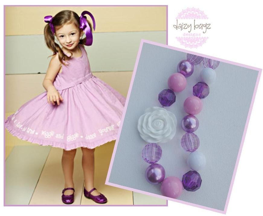 Plum Perfect Chunky Necklace MTM MJ Good Hart