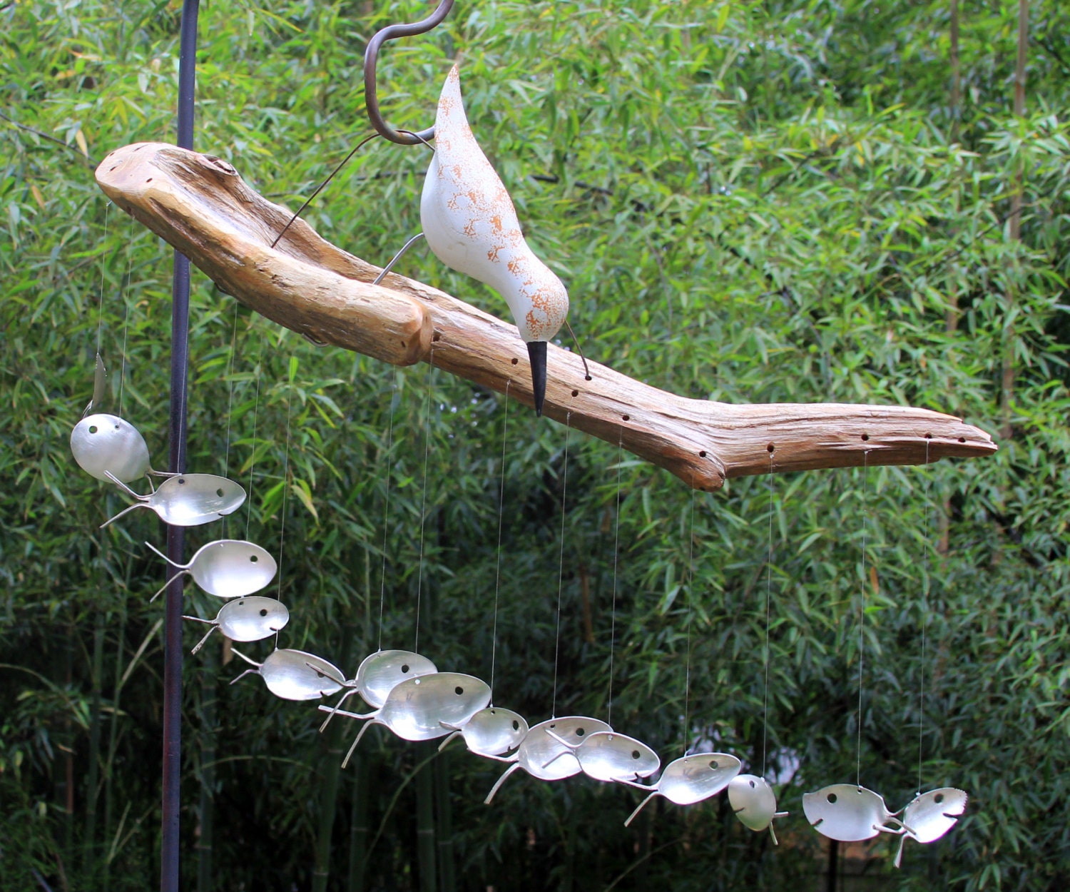 Sand Piper &  spoon fish wind chimes, Number 34