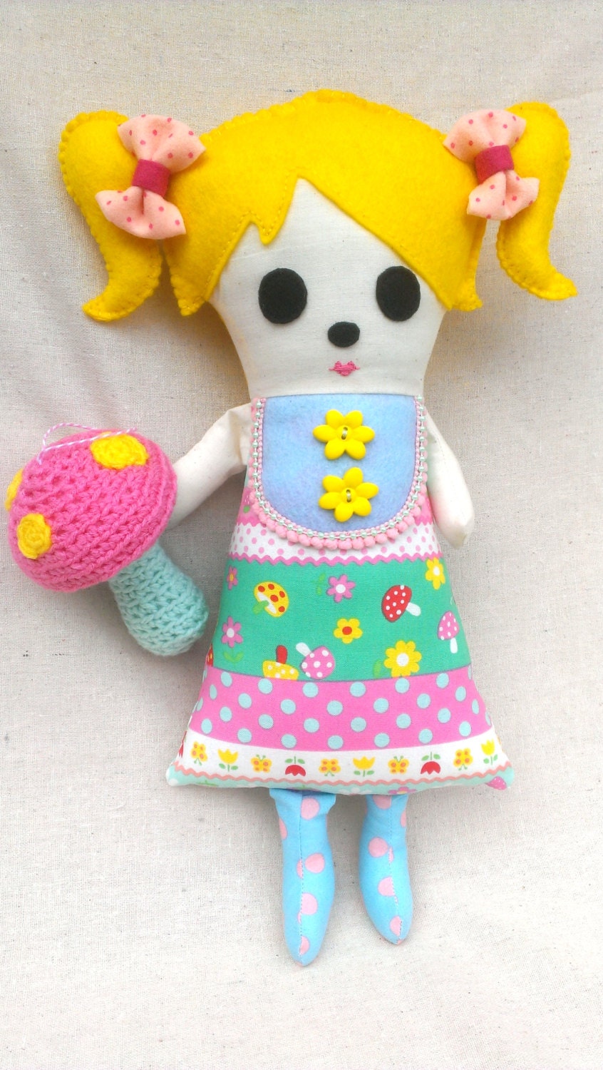 Summer Plush Softie Doll