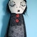 Elza the monster- Plush Art Doll- By ThEm DoLLz